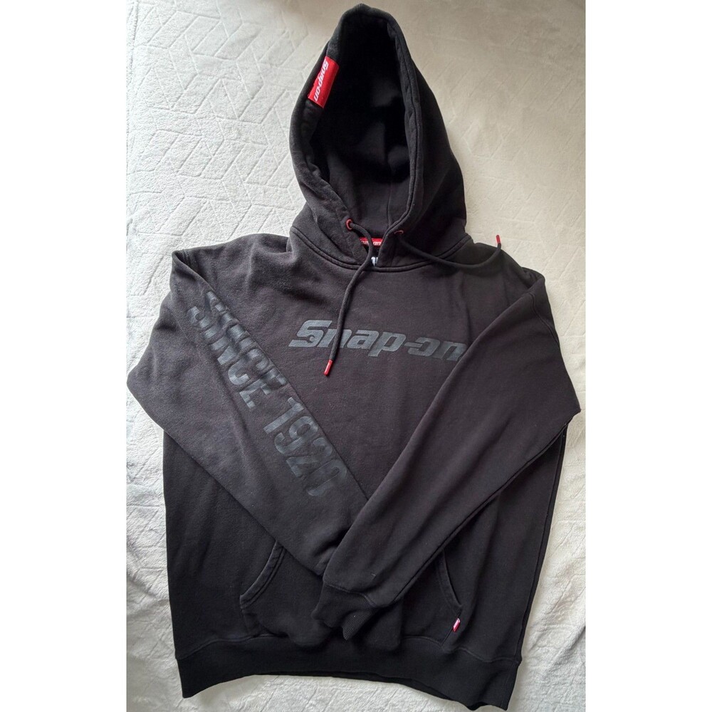 Snap-on Tools Hoodie Mens L Black Dixon Flannel Limited Edition Pullover Mechani